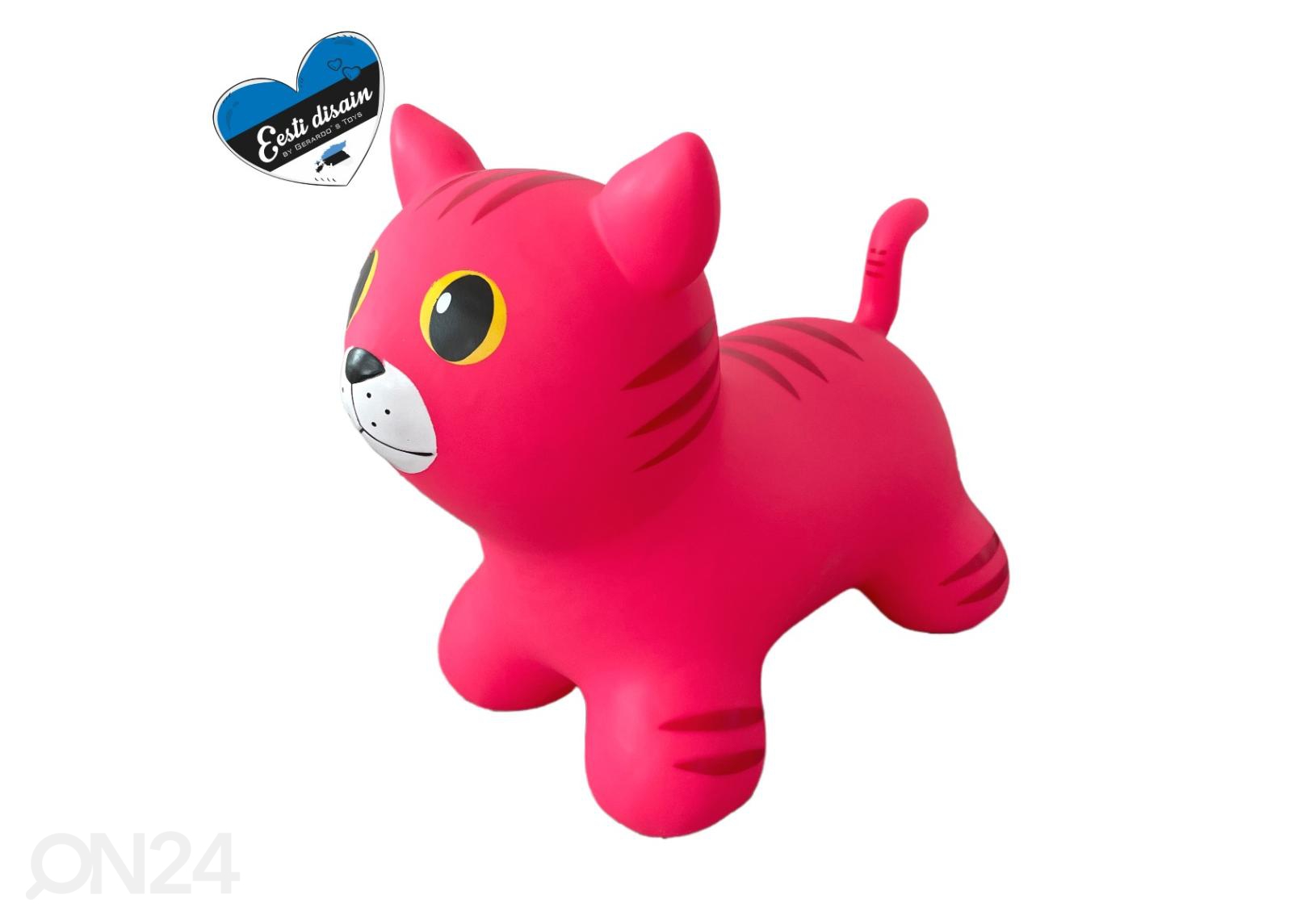 Jumpy hüppeloom Kass roosa Gerardo's Toys suurendatud