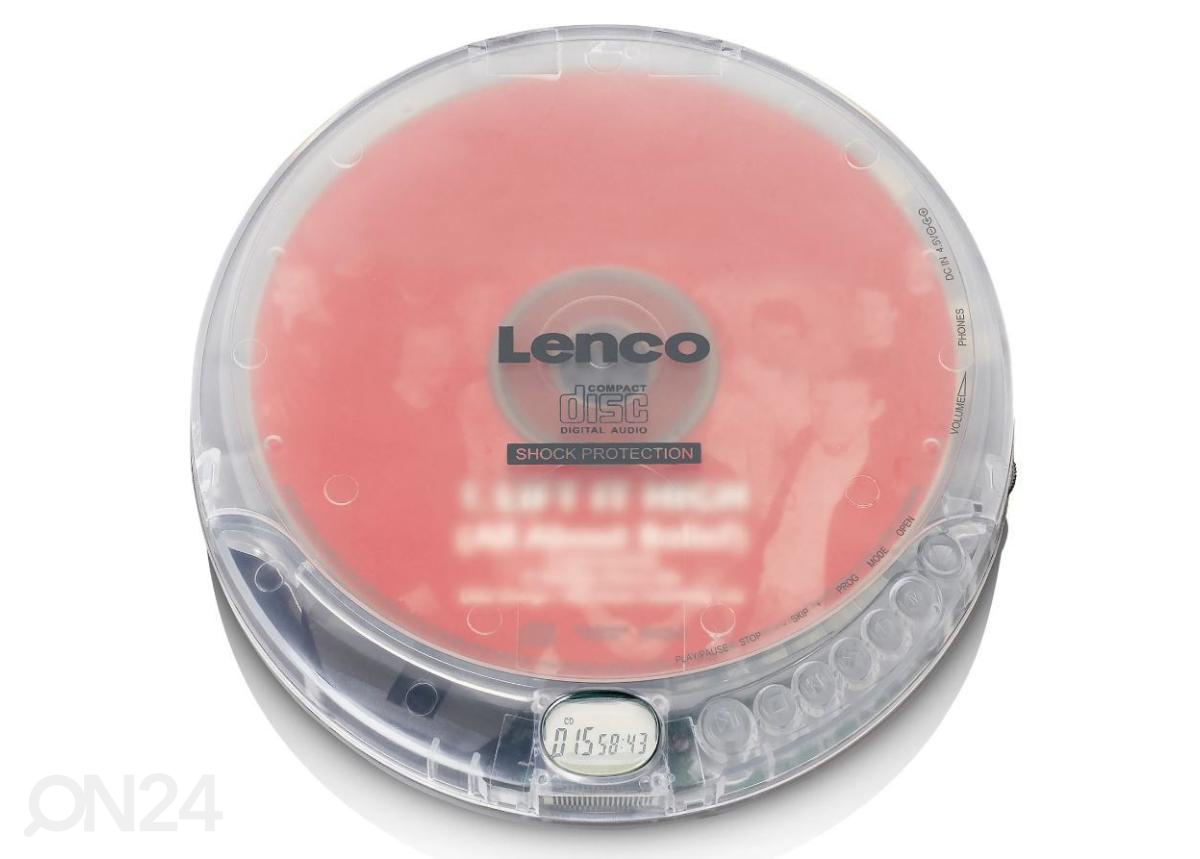 Kaasaskantav CD-mängija Lenco suurendatud