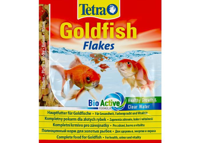 Kalade täissööt goldfish flakes 12 g suurendatud