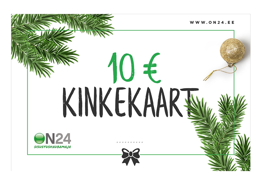 Kinkekaart Jõulud 10 € suurendatud