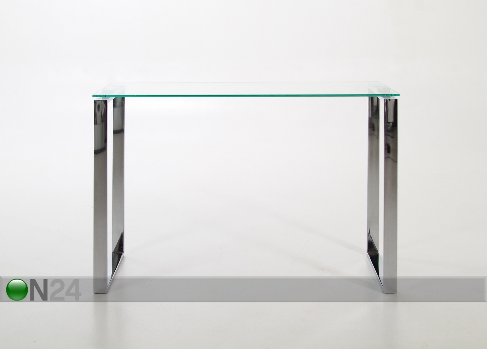 Klaasist laud Katrine 110x40 cm suurendatud