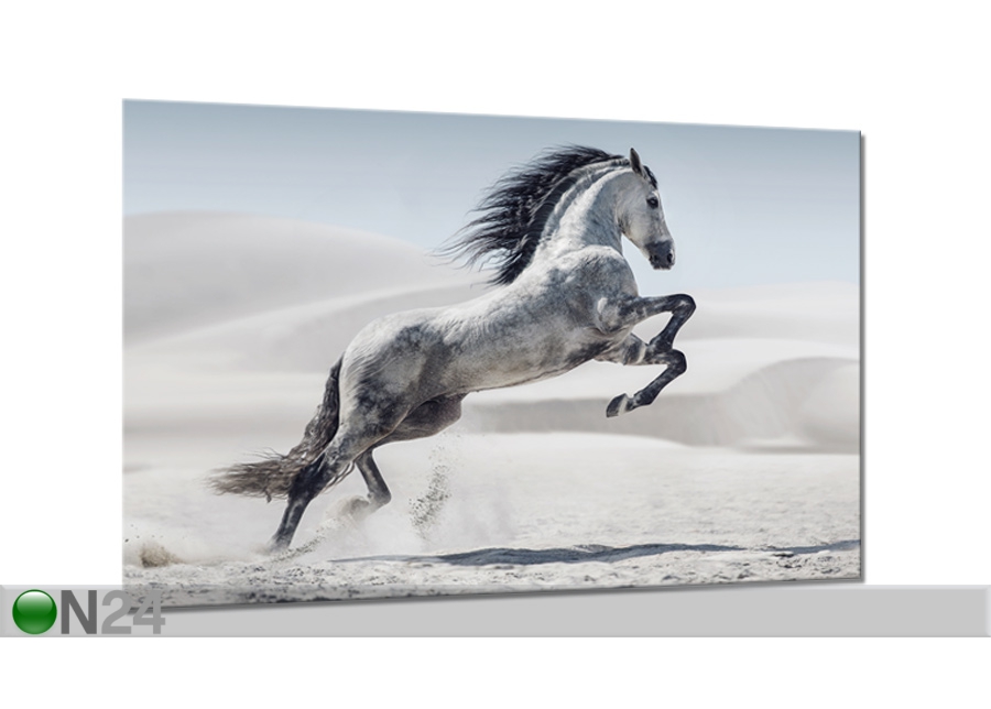 Klaaspilt Horse 80x120 cm suurendatud