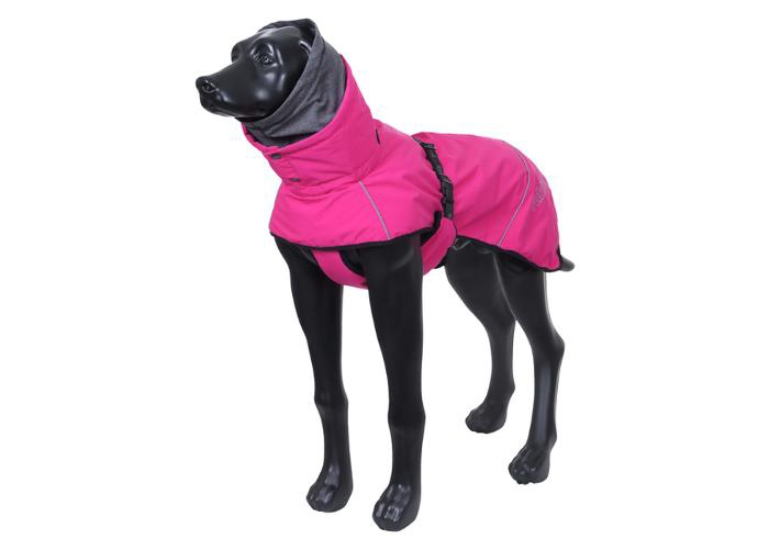 Koera jope warmup coat 30 cm roosa suurendatud
