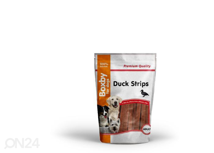Koera maius duck strips 90 g suurendatud
