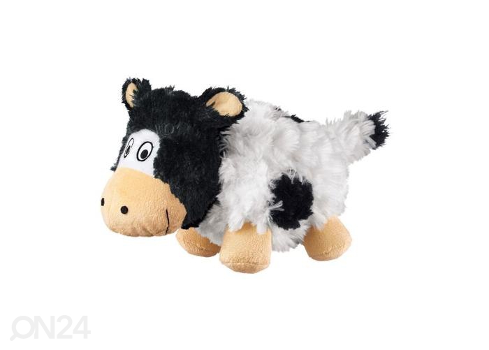 Koera mänguasi barnyard crunchees lehm s suurendatud