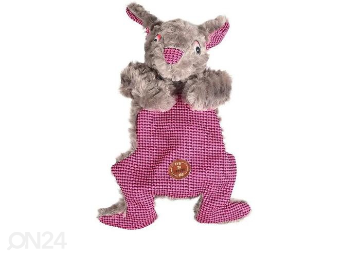 Koera mänguasi jänes miray roosa 31 cm suurendatud