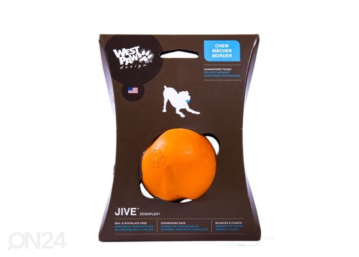 Koera mänguasi jive L 8,2 cm oranž suurendatud