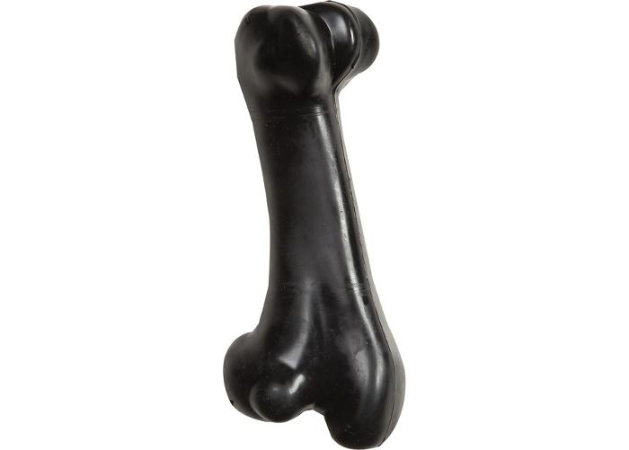 Koera mänguasi kummist kont gladiator l 18 cm must suurendatud