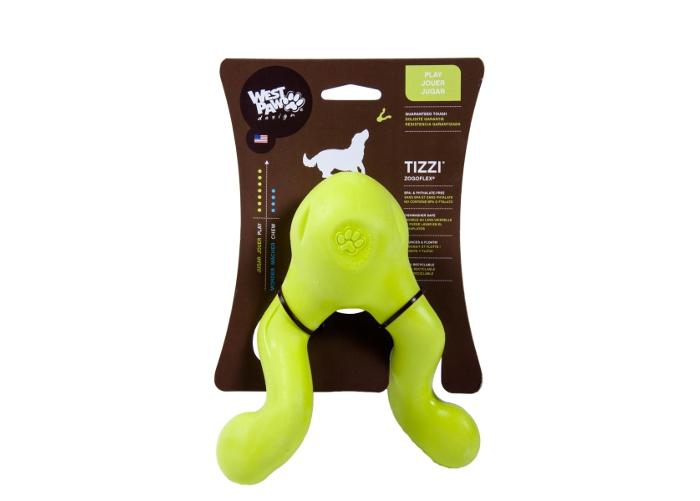Koera mänguasi tizzi L 16,5 cm roheline suurendatud