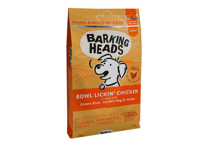 Koera täissööt Barking Heads Bowl lickin chicken 12 kg suurendatud