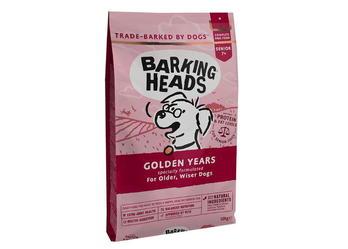 Koera täissööt Barking Heads Golden years seenior 12 kg suurendatud