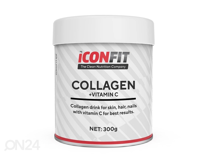 Kollageen + Vitamiin C 300 g arbuusi Iconfit suurendatud