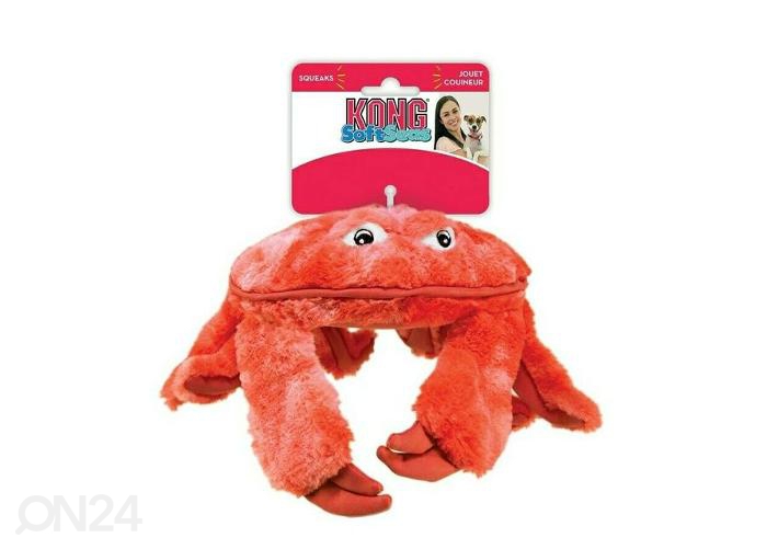 Kong koera mänguasi softseas crab s suurendatud