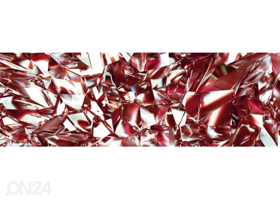Köögi tagasein Red crystal 180x60 cm suurendatud