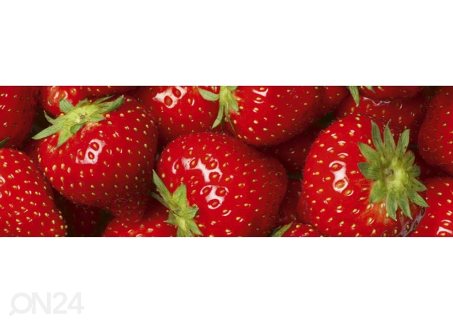 Köögi tagasein Strawberry 180x60 cm suurendatud