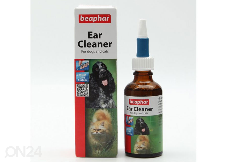 Kõrvapuhastusvahend Beaphar 50 ml suurendatud