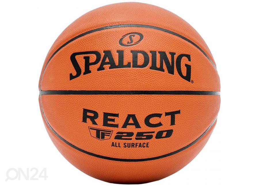 Korvpall Spalding React TF-250 suurus 6 suurendatud
