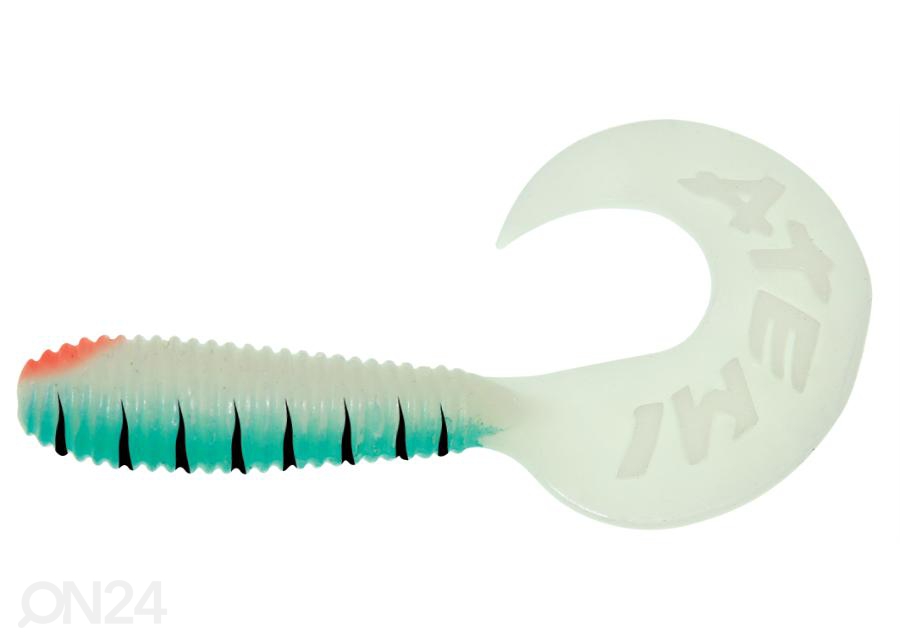 Kummikala Single Tail Atemi 8,5 cm 8 tk suurendatud