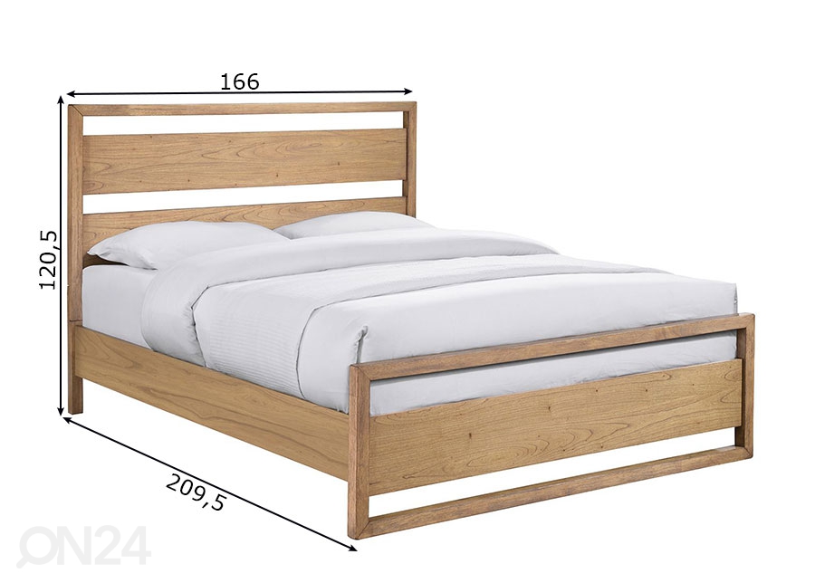 Kровать Ozzo 160x200 см увеличить размеры