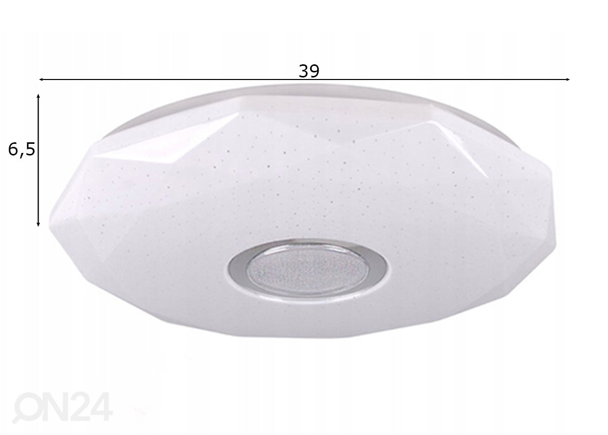 Laeplafoon Diamond LED + pult suurendatud mõõdud