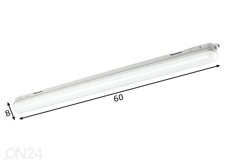 Laevalgusti Aqualux LED 60 suurendatud mõõdud