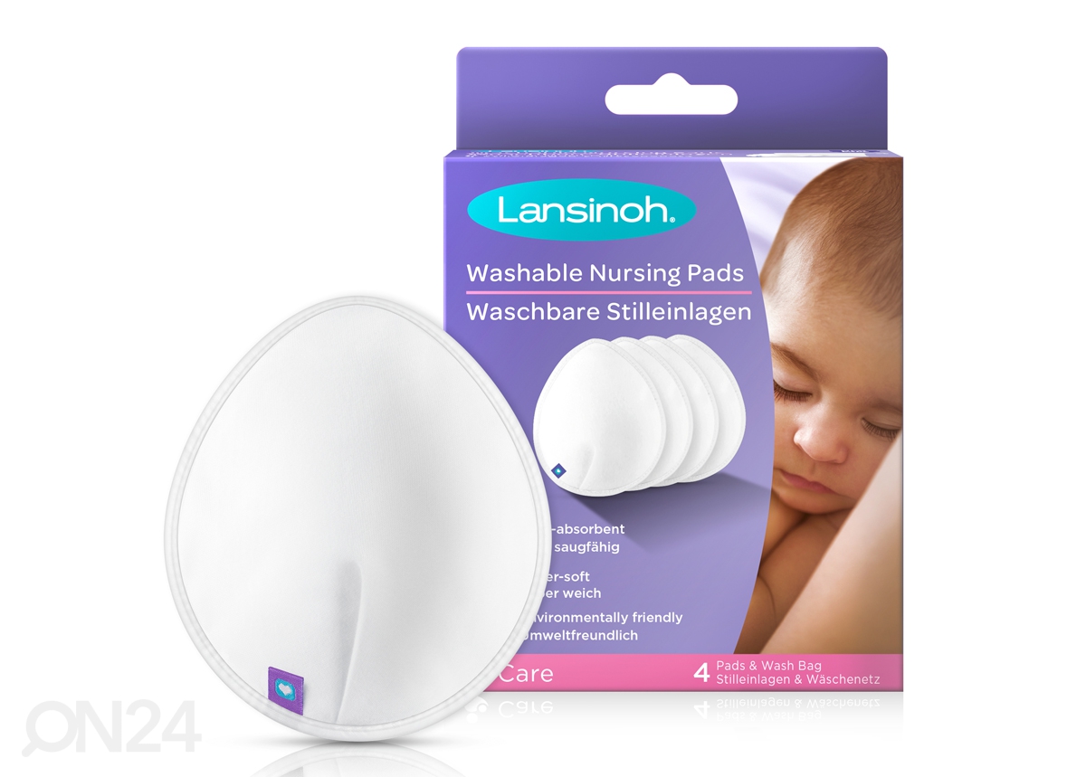 Lansinoh® pestavad rinnapadjad 4 tk suurendatud