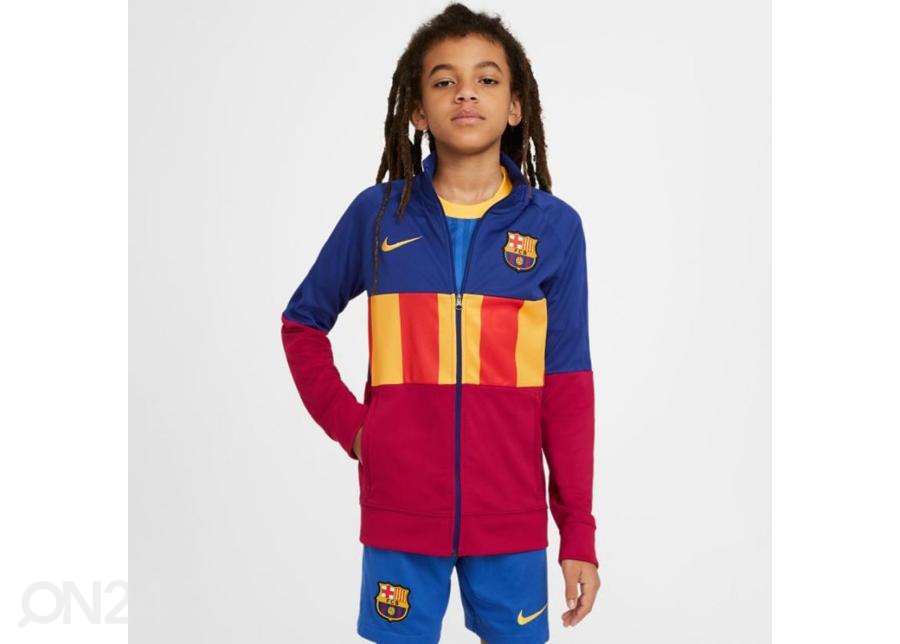 Laste dressipluus Nike FC Barcelona Anthem Soccer Jacket suurendatud