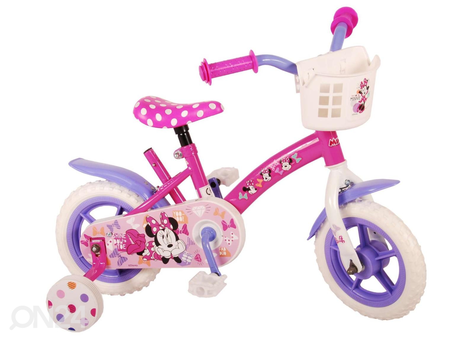Laste jalgratas 10 tolli Disney Minnie Cutest Ever! suurendatud