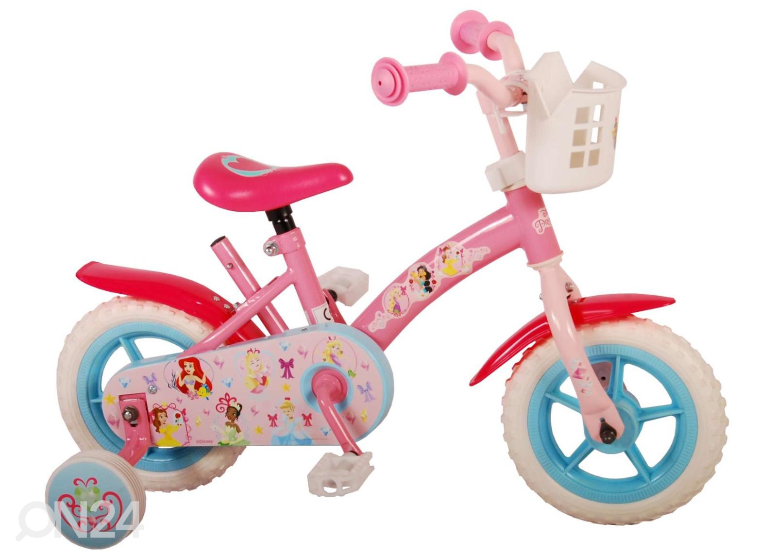 Laste jalgratas 10 tolli Disney Princess suurendatud
