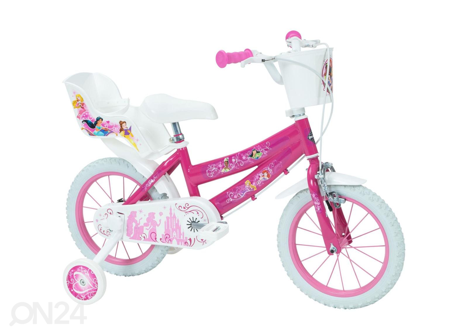 Laste jalgratas 14 tolli Huffy Princess Disney suurendatud