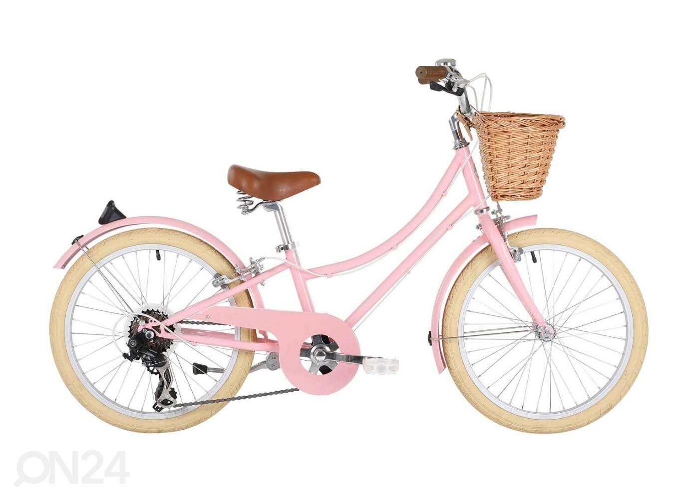 Laste jalgratas 20 tolli Bobbin Gingersnap roosa suurendatud