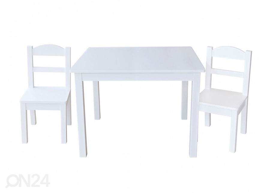 Laste laud ja toolid suurendatud