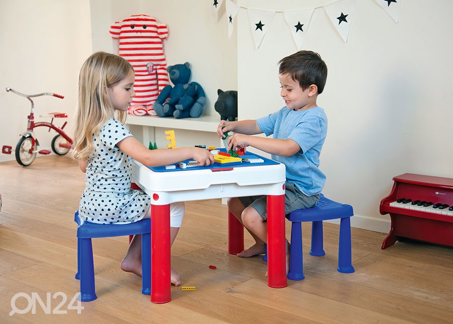 Laste laud ja toolid Keter Construct suurendatud