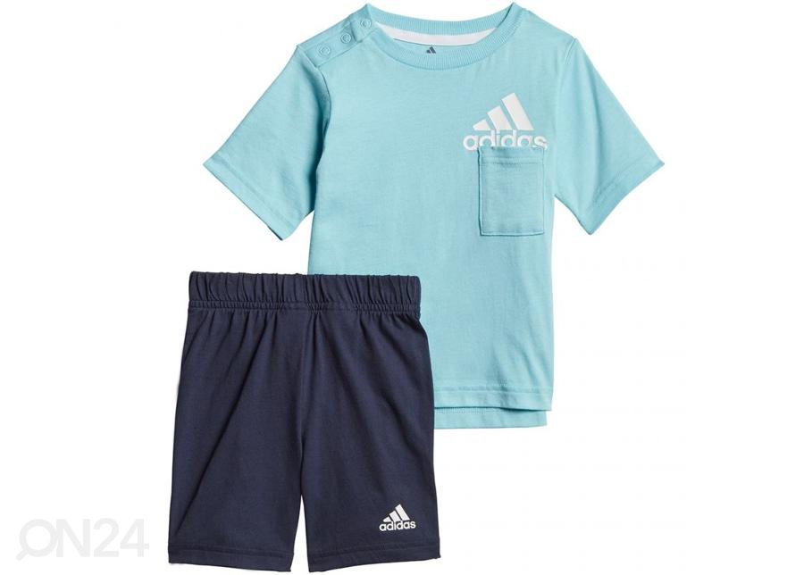 Laste riiete komplekt Adidas Infants BOS Logo Summer Set suurendatud