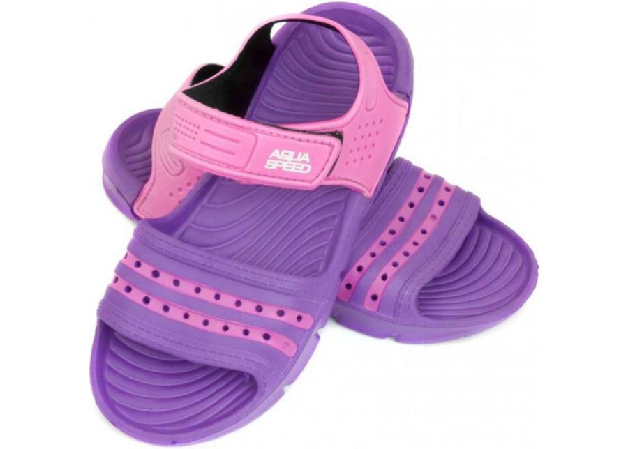Laste sandaalid Aqua-speed Noli lilla/roosa suurendatud