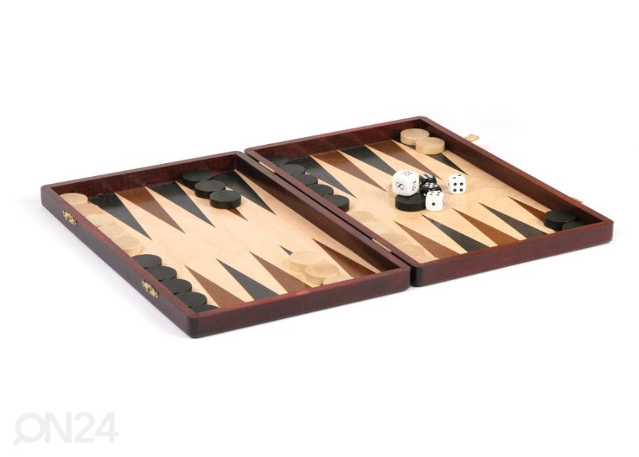 Lauamäng Backgammon 34x40x2 cm suurendatud