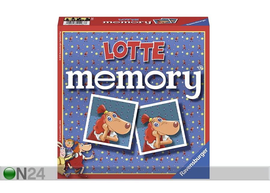 Lauamäng Memory Lotte suurendatud