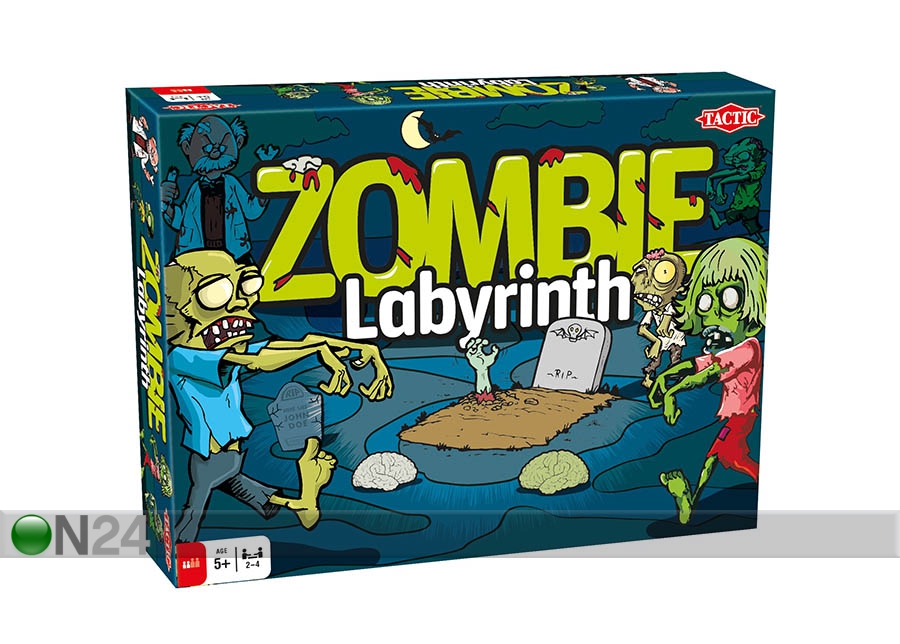 Lauamäng Zombie Labürint suurendatud