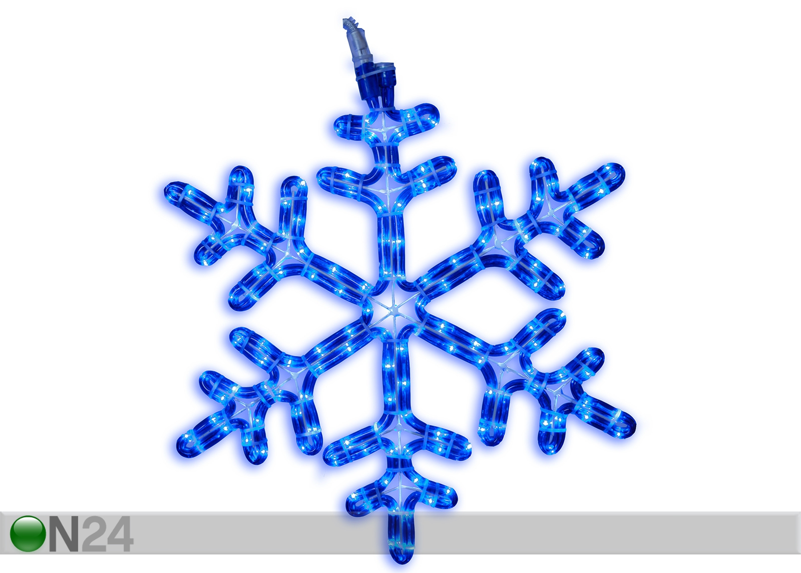 LED jõulukaunistus õue Snowflake 40cm suurendatud