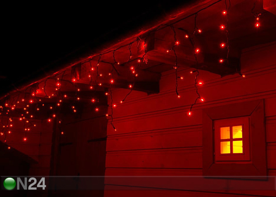 LED jõulutuled ripatsitega välikett M 6.5 m suurendatud