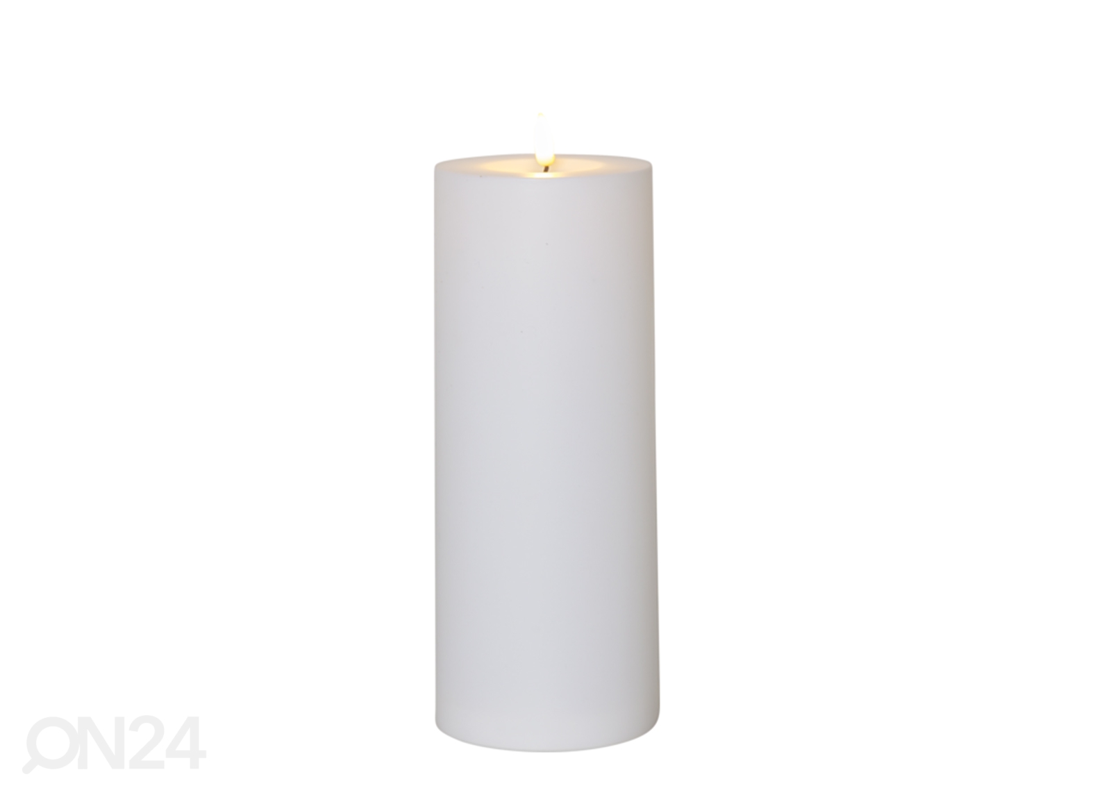 LED küünal Flamme Rak valge h27,5 cm suurendatud