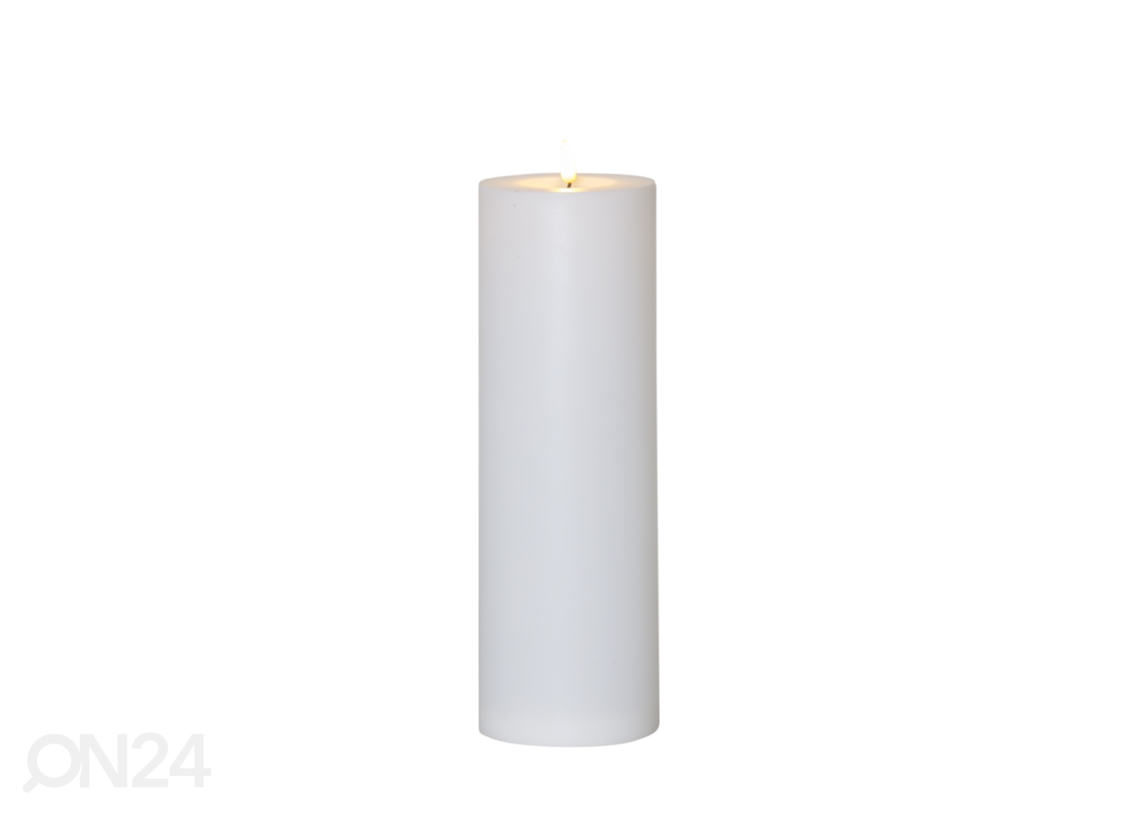 LED küünal Flamme Rak valge h32,5 cm suurendatud