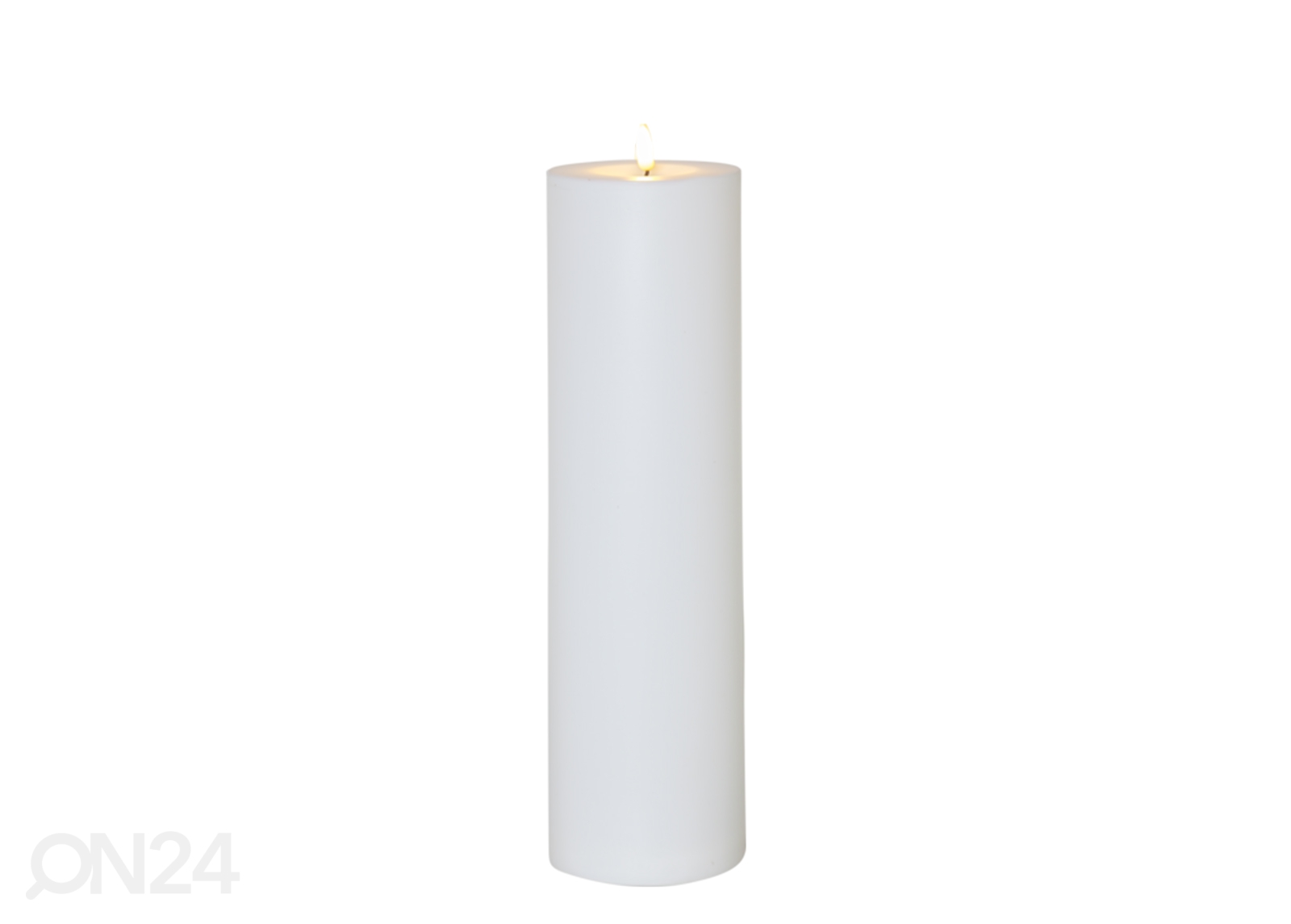 LED küünal Flamme Rak valge h37,5 cm suurendatud