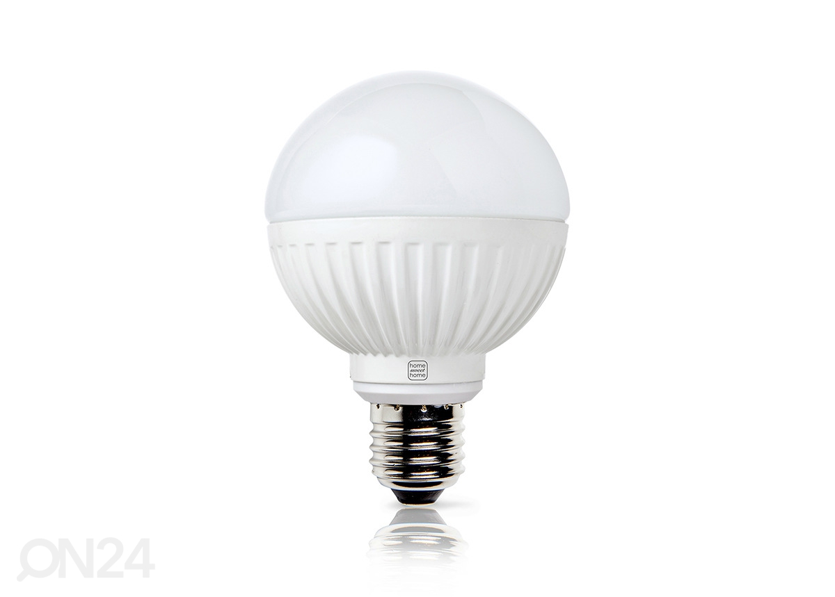 LED-pirn Round, E27, 8,5W suurendatud