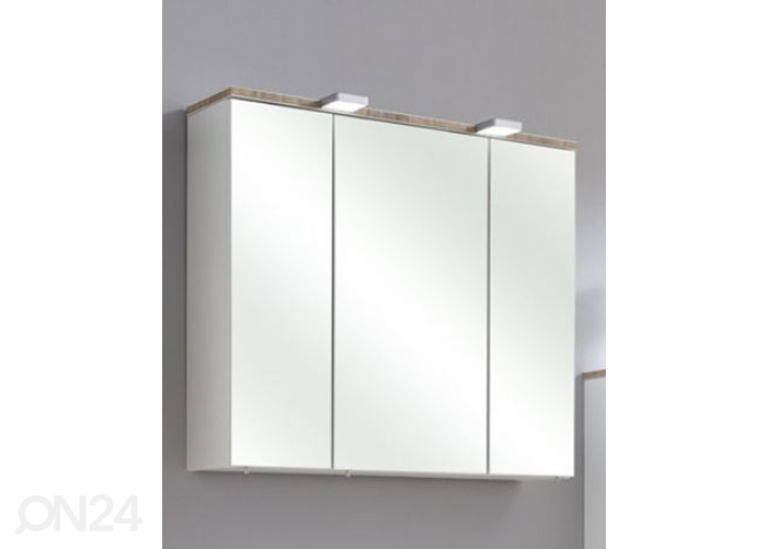 LED-valgustusega peegelkapp 34, 80cm suurendatud