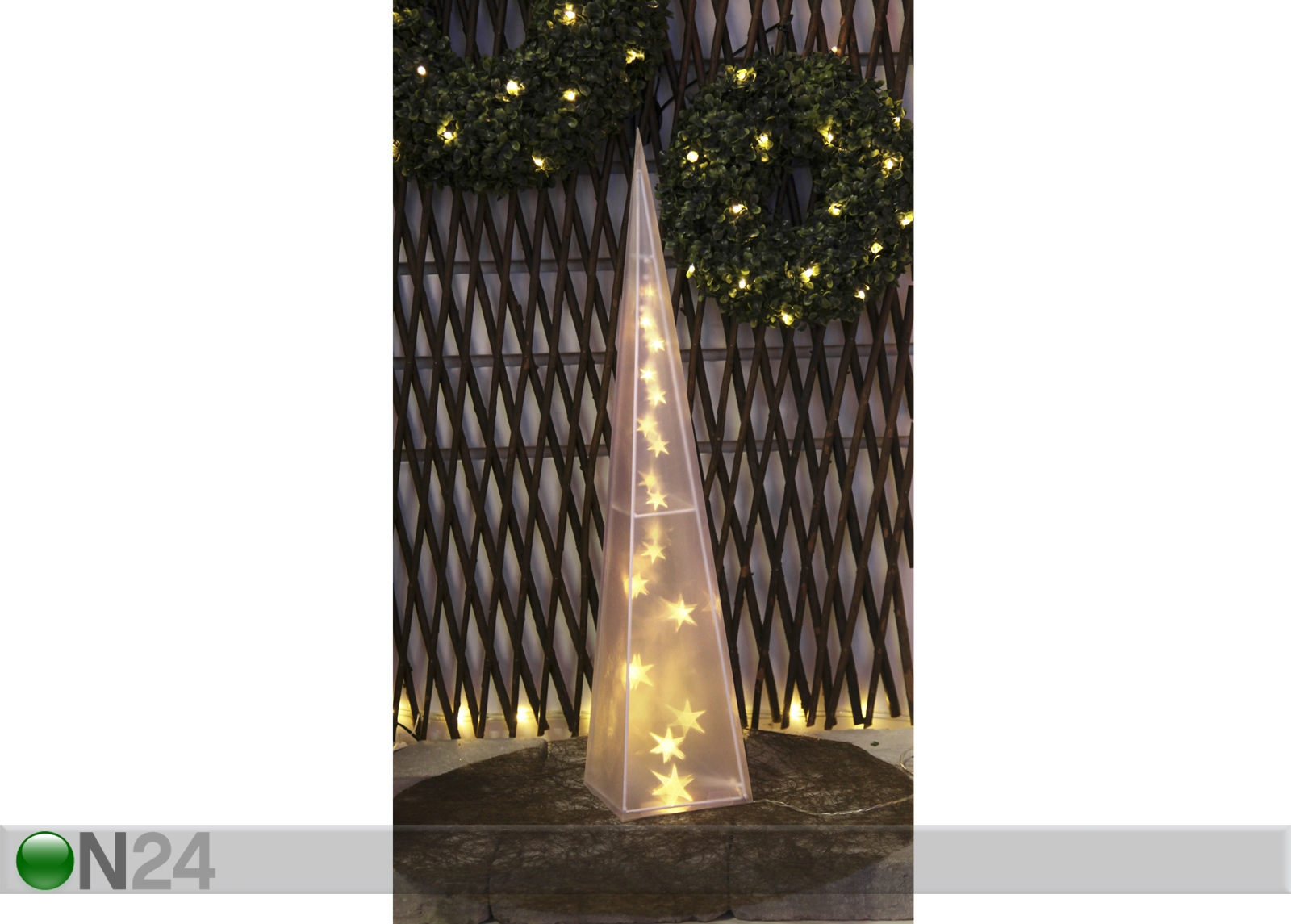 LED рождественская декорация Cone 3D увеличить