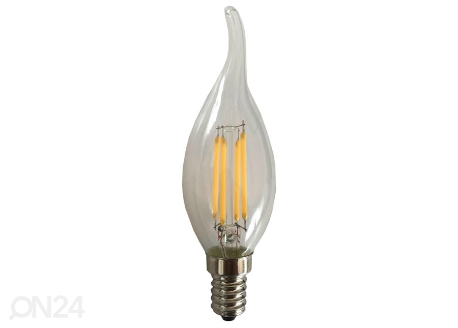 LED филаментная регулируемая лампочка E14 4,5 W, 2 шт увеличить