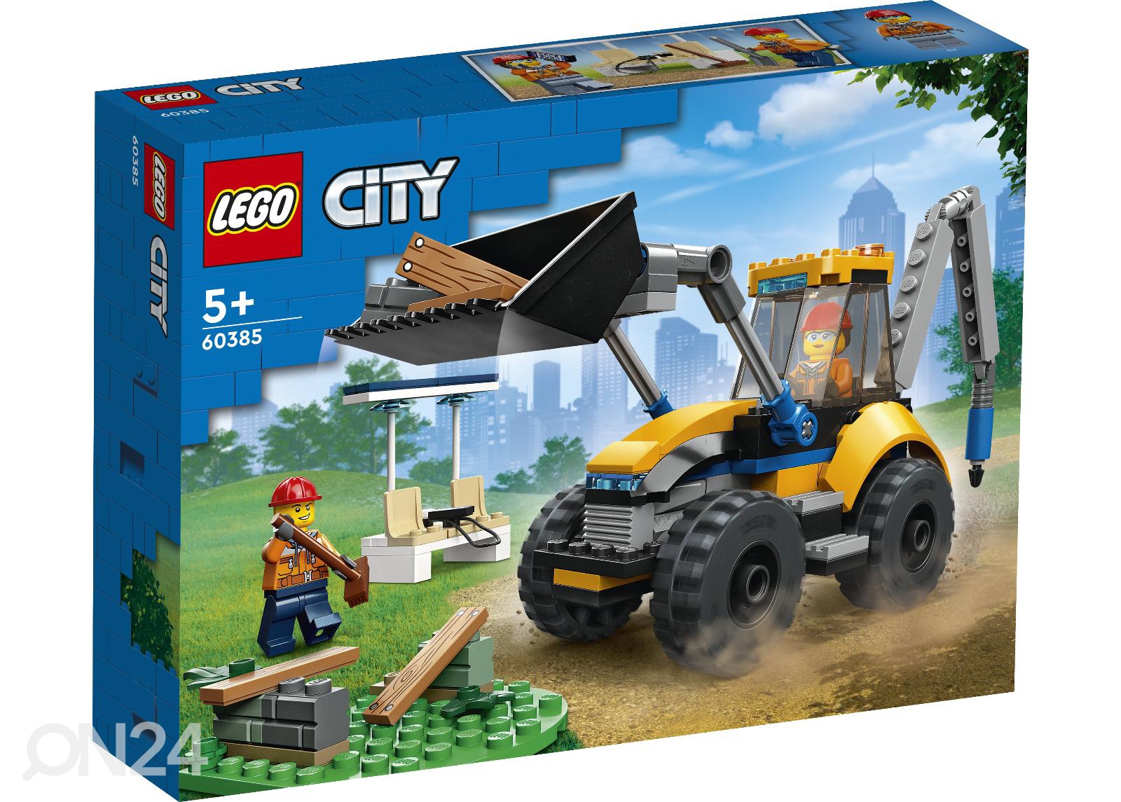 LEGO City Ehituskaevemasin suurendatud