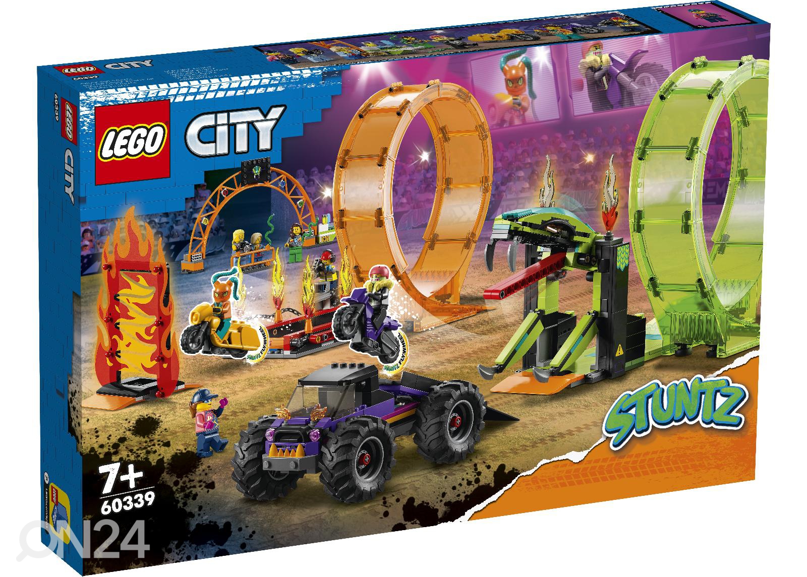 LEGO City Kahe silmusega trikiareen suurendatud