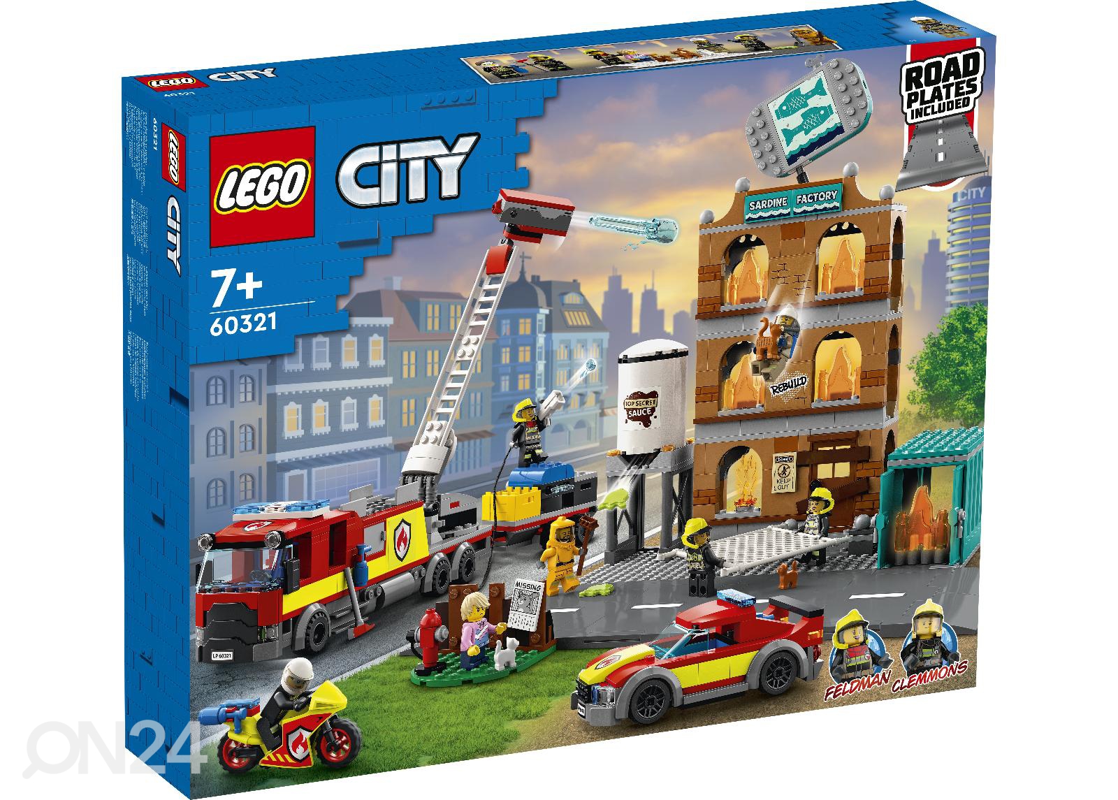 LEGO City Tuletõrjebrigaad suurendatud